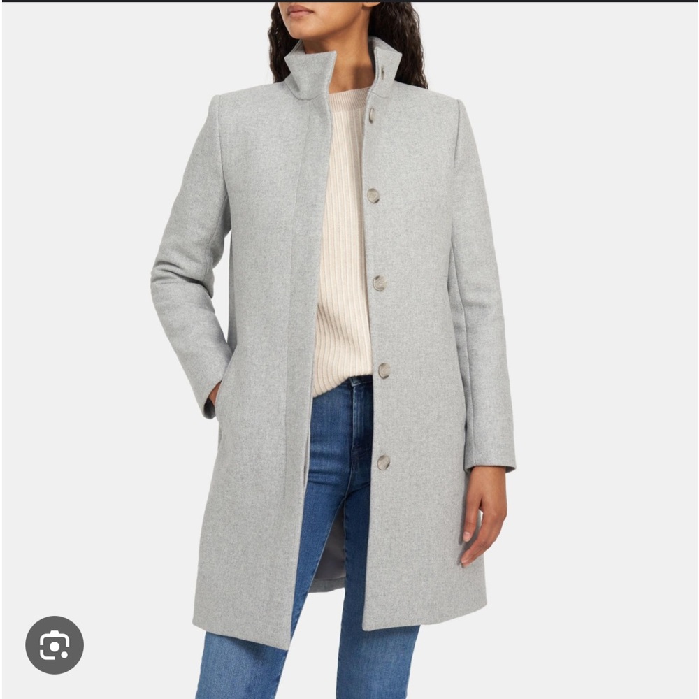 Theory Layti wool and cashmere coat